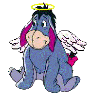 Eeyore with wings flapping